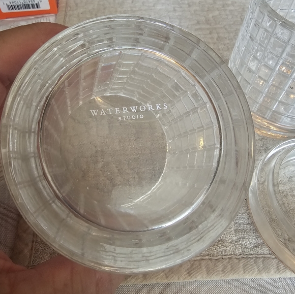 WATERWORKS STUDIO PRISM CUT GLASS BATH ACCESSORIES - Picture 4 of 5